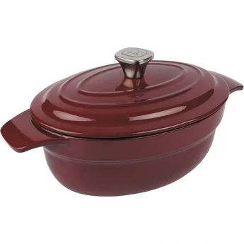 Кастрюля овальная RONDELL NOBLE RED 26 см, 3 л