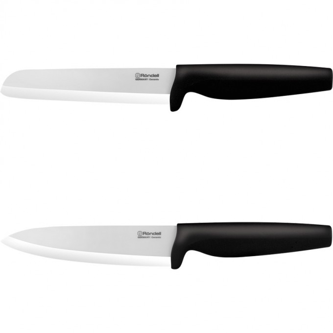 Набор из 2 керамических ножей RONDELL DAMIAN WHITE RD-463