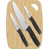 Набор из 3 ножей RONDELL SMART и разделочной доски RD-655