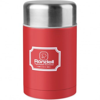 Термос для еды RONDELL PICNIC RED 0,8 л с внутренним контейнером 0,35 л