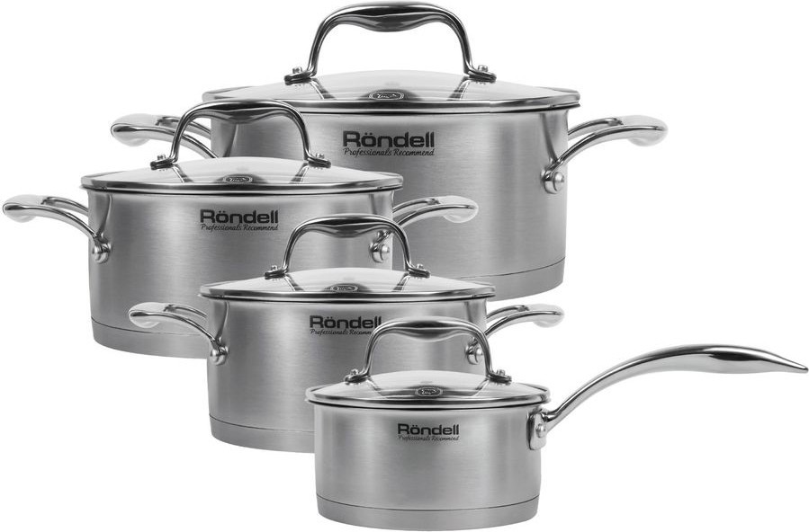 Обзор RONDELL GLISSET. Стильный набор посуды из 8 предметов